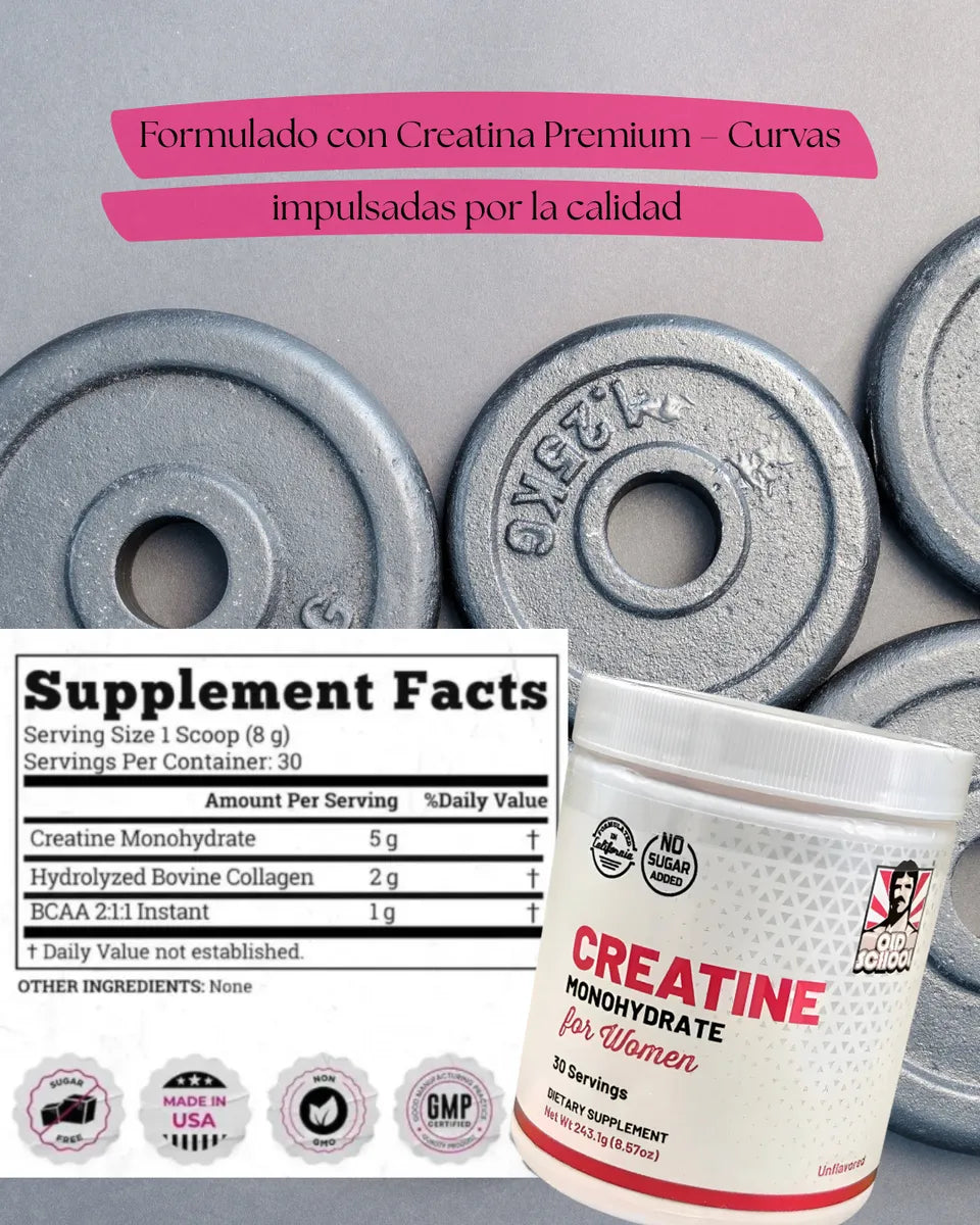 Creatina Mujer Old School 240g
