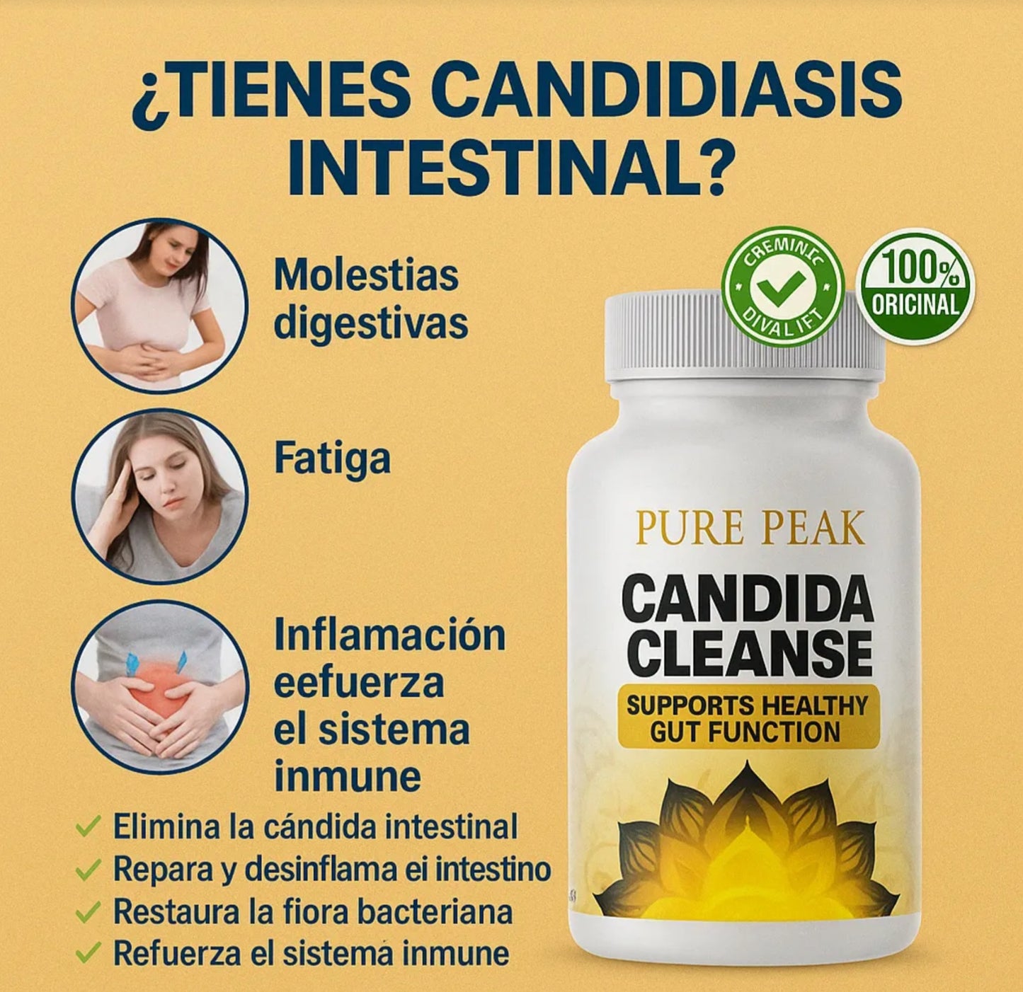 CANDIDA CLEANSE 60 capsulas