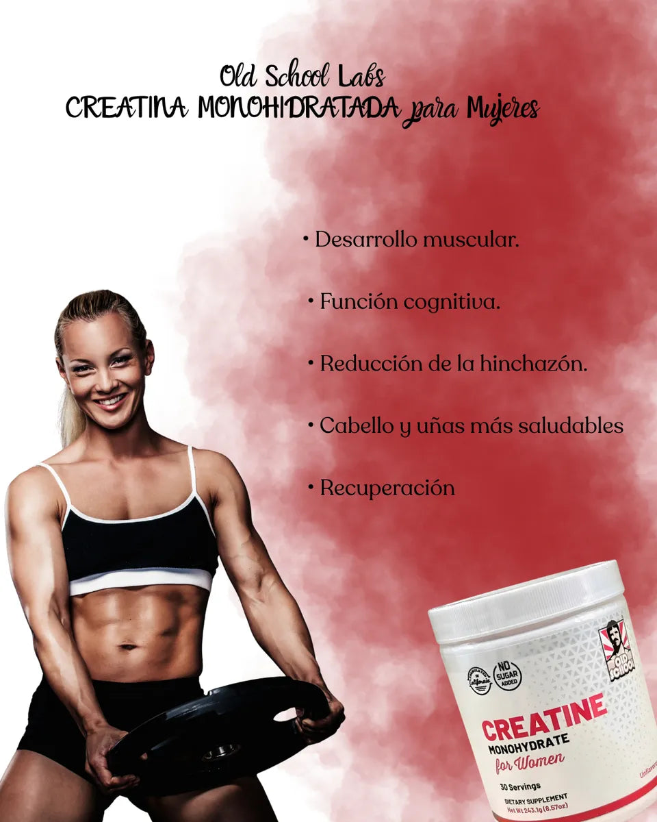 Creatina Mujer Old School 240g