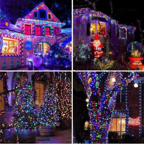 Luces solares decorativas de 20 m y 170led