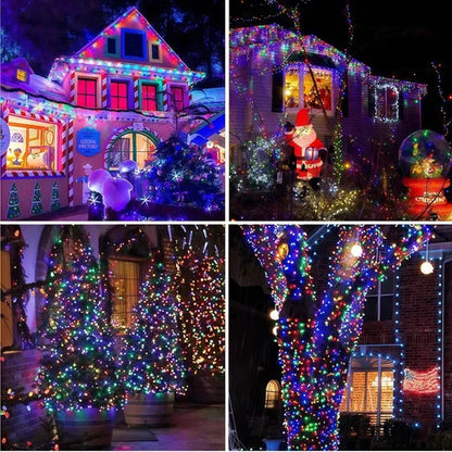 Luces solares decorativas de 20 m y 170led